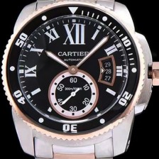 홍콩명품 [까르띠에] 남성용 칼리브 드 까르띠에 다이버 블랙 다이얼 오토매틱 무브먼트 CAR0103  