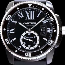 홍콩명품 [까르띠에] 남성용 칼리브 드 까르띠에 블랙 다이얼 오토매틱 무브먼트 CAR0544  