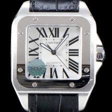 홍콩명품 [까르띠에] 남성용 904L 신형스틸-ETA 2892-2 UP!! 산토스 100 워치 W20073X8 라지 모델 크림빛 신형 다이얼 오토매틱 무브먼트 CAR4001  