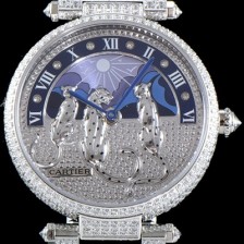 홍콩명품 [까르띠에] 남성용 레브 드 팬더 워치!! HPI00931 매뉴팩처 다이얼 브릴리언트 컷 다이아몬드 스위스 쿼츠 무브먼 CAR4043  