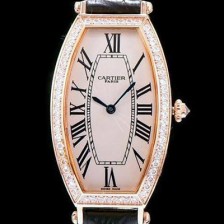 홍콩명품 [까르띠에] 여성용 토노 화이트 다이얼 다이아몬드 주얼리 세팅 쿼츠 무브먼트 CAR0111  