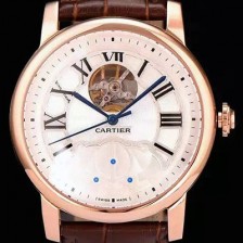 홍콩명품 [까르띠에] 남성용 로통드 드 까르띠에 오토매틱 시리즈 화이트다이얼 CAR0026  