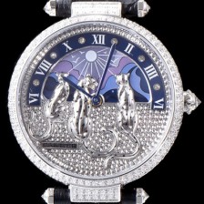 홍콩명품 [까르띠에] 남성용 레브 드 팬더 HPI00930 하이 쥬얼 세팅 픽첼 다이얼 스위스 쿼츠 무브먼 CAR0013  