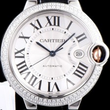 홍콩명품 [까르띠에] 남성용 2019신상 발롱블루 42mm 다이아몬드 베젤 ETA2824-2 오토매틱 무브먼트 CAR0102  