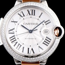 홍콩명품 [까르띠에] 남성용 2019신상 발롱블루 42mm 다이아몬드 베젤 ETA2824-2 오토매틱 무브먼트 CAR0142  