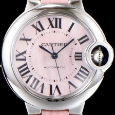 홍콩명품 [까르띠에] 여성용 발롱블루 2019신상 33mm 핑크 다이얼 오토매틱 무브먼트 CAR0550  