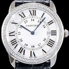 홍콩명품 [까르띠에] 여성용 솔로 드 까르띠에 WR000551 화이트 다이얼 쿼츠 무브먼트 CAR0511  