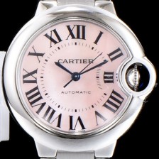 홍콩명품 [까르띠에] 여성용 발롱블루 2019신상 33mm 핑크 다이얼 오토매틱 무브먼트 CAR0550  