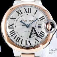 홍콩명품 [까르띠에] 여성용 2019신상 발롱블루 W2BB0023 33mm 화이트 다이얼 오토매틱 무브먼트 CAR0100  
