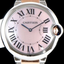 홍콩명품 [까르띠에] 남여공용 2019신상 발롱블루 W69011Z4 36mm 핑크 다이얼 쿼츠 무브먼트 CAR0501  