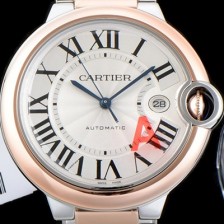 홍콩명품 [까르띠에] 남성용 2019신상 발롱블루 W2BB0004 42mm 화이트 다이얼 오토매틱 무브먼트 CAR0100  