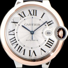 홍콩명품 [까르띠에] 남성용 2019신상 발롱블루 W2BB0004 18K 로즈골드 42mm 화이트 다이얼 ETA2824-2 오토매틱 무브먼트 CAR0502  