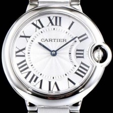 홍콩명품 [까르띠에] 남성용 발롱블루 커플용 화이트 다이얼 CAR0521  