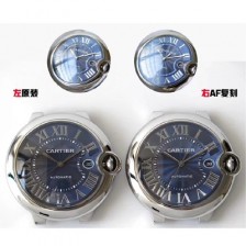 홍콩명품 [까르띠에] 남성용 2019신상 발롱블루 WSBB0025 42mm 악어가죽 밴드 블루 다이얼 오토매틱 무브먼트 CAR0107  