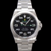 홍콩명품 [로렉스] 남성용 신형 에어킹 M126900-0001 오이스터 워치 오토매틱 3230 타입 블랙 다이얼 ROL0513  