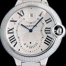 홍콩명품 [까르디에] 남성용 발롱블루 화이트 다이얼 오토매틱 무브먼트 CAR0039  