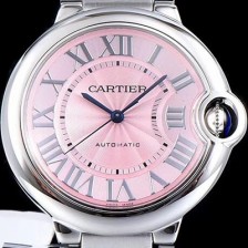 홍콩명품 [까르띠에] 남성용 발롱블루 w6920041 커플용 핑크 다이얼 CAR0520  
