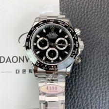 홍콩명품 [로렉스] 남성용 신형 코스모그래프 데이토나 m126500ln 크로노그래프 40mm 오토매틱 Cal.4131타입 블랙 다이얼 rol5611  