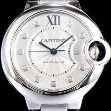 홍콩명품 [까르디에] 여성용 발롱블루 WE902074 오토매틱 화이트 다이얼 33mm CAR0044  