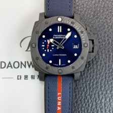 홍콩명품 [파네라이] 남성용 서브머시블 루나로사 PAM01563 카보테크 42mm 오토매틱 Cal P. 900타입 블루 다이얼 pan5232  