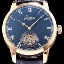 홍콩명품 [글라슈테 오리지날] 남성용 글라슈테 블랙 다이얼 투어빌론 무브먼트 GLA4241  