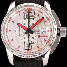 홍콩명품 [쇼파드] 남성용 클레식 레이싱 밀레 밀레밀리아 1000 모델 크로노그래프 화이트 다이얼 일본산 쿼츠 무브먼 CHO0414  