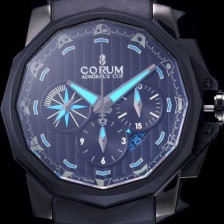 홍콩명품 [코럼] 남성용 어드미럴스컵 크로노그래프 블랙다이이얼 48m COR020  