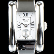 홍콩명품 [쇼파드] 여성용 라 스트라다 스위스 쿼츠 화이트 베젤 실버다이얼 CHO0413  