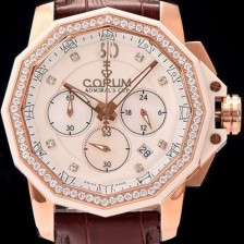홍콩명품 [코럼] 남성용 애드머를스 컵 크로노 화이트다이얼 COR010  