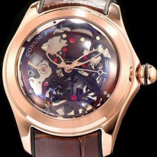 홍콩명품 [코롬] 남성용 버블 시쓰루 다이얼 로즈 골드 베 COR010  