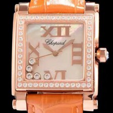 홍콩명품 [쇼파드] 여성용 해피 다이아몬드 화이트 쉘 다이얼 쿼츠 무브먼트 CHO0400  