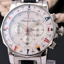 홍콩명품 [코럼] 남성용 애드머를스 컵 크로노 화이트다이얼 COR014  