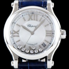 홍콩명품 [쇼파드] 여성용 베스트셀러!!해피 스포츠 278559-3001 36MM 스테인리스 스틸 다이아몬드UP!! 화이트 다이얼 오토매틱 무브먼트 CHO0241  