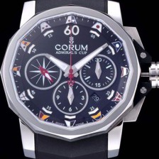 홍콩명품 [코럼] 남성용 어드미럴컵 첼린져 44 스핏 세컨즈 블랙다이얼 COR022  