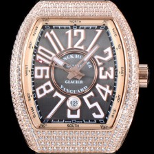 홍콩명품 [프랭크 뮬러] 남성용 마스터 컴플리케이션 V45 SC DT YACHTING 5N 뱅가드 요팅!! 일본산 최상급 퀄리티의 쥬얼셋팅 케이스 그레이&골드 다이얼 스위스 ETA 2824-A2오토매틱 FRA0411  