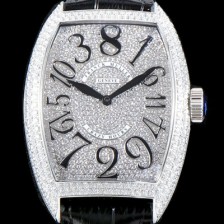 홍콩명품 [프랭크 뮬러] 남성용 크레이지 아워스 8880 CH 풀 다이아셋팅!! 18K 화이트골드 오토매틱 무브먼트 FRA0400  