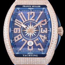 홍콩명품 [프랭크 뮬러] 남성용 마스터 컴플리케이션 V45 SC DT YACHTING 5N 뱅가드 요팅!! 일본산 최상급 퀄리티의 쥬얼셋팅 케이스 블루 다이얼 스위스 ETA 2824-A2오토매틱 FRA0400  