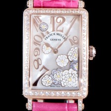 홍콩명품 [프랭크뮬러] 여성용 롱아일렌드 952 QZ ORC D 1R 컬력션 최상급 퀄리티의 쥬얼셋팅 케이스 핑크 마더 오브 펄 다이얼 스위스 쿼츠 무브먼트 FRA0451  