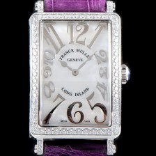 홍콩명품 [프랭크뮬러] 여성용 롱아일렌드 952 QZ REL 컬력션 최상급 퀄리티의 쥬얼셋팅 케이스 화이트 마더 오브 펄 다이얼 스위스 쿼츠 무브먼트 FRA0452  