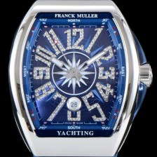 홍콩명품 [프랭크 뮬러] 남성용 마스터 컴플리케이션 V 45 SC DT YACHTING 5N 뱅가드 요팅!! 다이아몬드 셋팅 인덱스 블루 다이얼 스위스 ETA 2824-A2오토매틱 FRA0455  