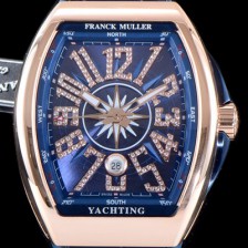 홍콩명품 [프랭크 뮬러] 남성용 마스터 컴플리케이션 V45 SC DT YACHTING 5N 뱅가드 요팅!! 고급스러운 18K로즈골드 케이스 블루 다이얼 스위스 ETA 2824-A2오토매틱 FRA0450  