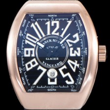 홍콩명품 [프랭크 뮬러] 남성용 마스터 컴플리케이션 V45 SC DT YACHTING 5N 뱅가드 요팅!! 고급스러운 18K로즈골드 케이스 블랙 다이얼 스위스 ETA 2824-A2오토매틱 FRA0453  