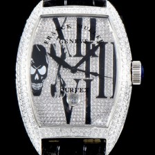 홍콩명품 [프랭크 뮬러] 남성용 인피니티 2267 QZ COL DRM 스컬 워치!! 풀 다이아셋팅 18k 화이트골드 오토매틱 무브먼트 FRA0403  