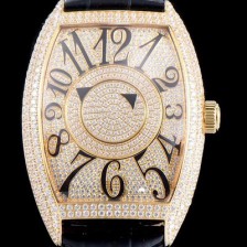 홍콩명품 [프랭크 뮬러] 남성용 화려함 극대화!!카사블란카 7850 DM D CD 더블 미스터리 최상급 퀄리티 쥬얼 옐로우골드 다이아몬드 풀 셋팅 스위스 ETA 2824-A2 오토매틱 무브먼트 FRA0430  