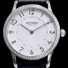 홍콩명품 [에르메스] 남성용 슬림 데르메스 W041703WW00 화이트 다이얼 춰츠 무브먼트 HEM4244  