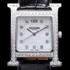 홍콩명품 [에르메스] 남성용 H아워 036793WW00 화이트 다이얼 춰츠 무브먼트 HEM4204  