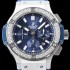 홍콩명품 [휴블렛] 남성용 New pgrade!!빅뱅 301.SX.1170.SX.2704 1:1 수공 맞물림 형식의 쥬얼라인 크로노그래프 44MM 블루 다이얼 수정형 ETA 7750 오토매틱 무브먼트 HUB0233  