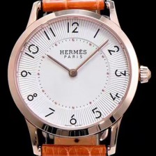 홍콩명품 [에르메스] 남성용 슬림 데르메스 W041767WW00 화이트 다이얼 춰츠 무브먼트 HEM4201  
