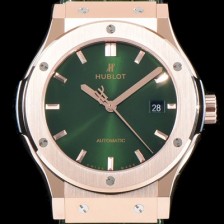 홍콩명품 [휴블렛] 남성용 클레식 퓨전 565.OX.8980.LR 논그로노형 티타늄 그린 에디션!!그린 다이얼 18K 로즈골드 오토매틱 무브먼트 HUB0211  