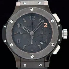 홍콩명품 [휴블렛] 남성용 빅뱅 올블랙 44mm 아워 글라스 템퍼스 블랙다이얼 HUB0441  